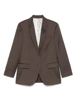 Brunello Cucinelli: Однобортный жакет 
