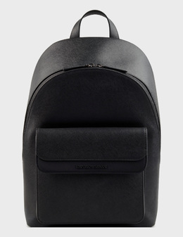EMPORIO ARMANI: Чёрный рюкзак 