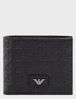 EMPORIO ARMANI: Чорні гаманці 