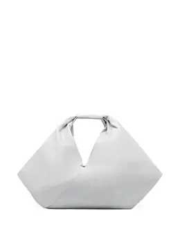 MM6 Maison Margiela: Светлая сумка-шоппер 
