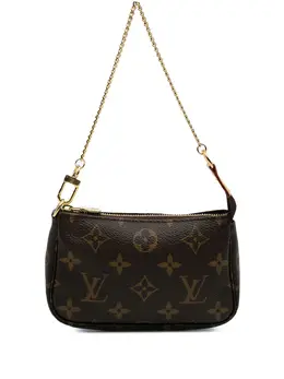 Louis Vuitton Pre-Owned: Коричневая сумка 