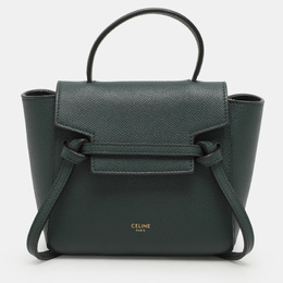 Celine: Зелёная сумка на руку 