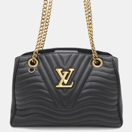 Louis Vuitton: Чёрная сумка-шоппер 