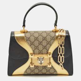 Gucci: Многоцветная сумка на руку  GG Supreme