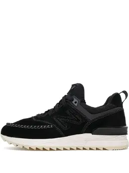 New Balance: Чёрные кроссовки  574
