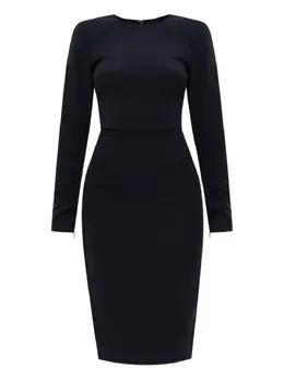 Victoria Beckham: Платье с длинным рукавом 
