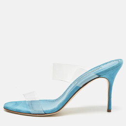 Manolo Blahnik: Прозрачные сандалии 