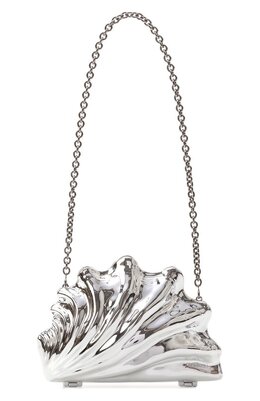JW Anderson: Серебристый клатч 