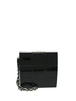CHANEL Pre-Owned: Чёрный клатч 