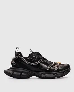 Balenciaga: Чорні кросівки 