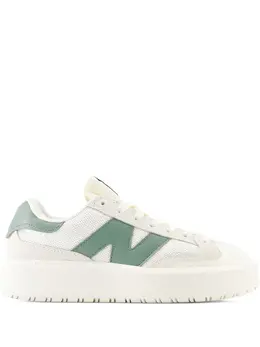 New Balance: Белые кроссовки 