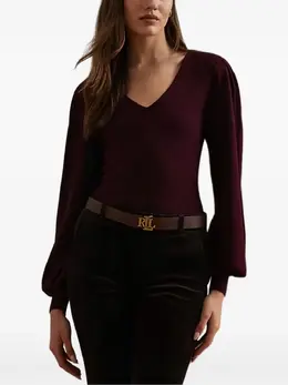 Lauren Ralph Lauren: Топ с v-образным вырезом 