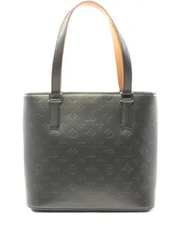 Louis Vuitton Pre-Owned: Чёрная сумка-шоппер 