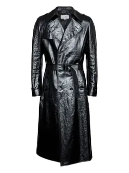 MM6 Maison Margiela: Двубортный плащ 