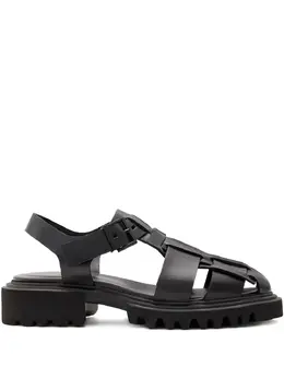 AllSaints: Чёрные сандалии 