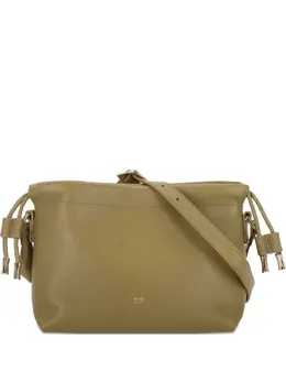 A.P.C.: Зелёная сумка через плечо  Ninon