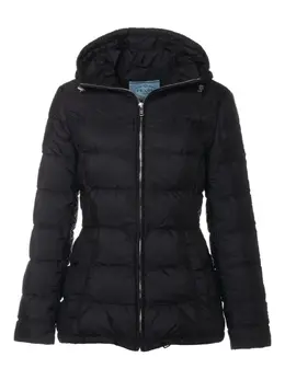 Prada Pre-Owned: Пальто с капюшоном 