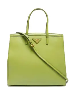 Prada Pre-Owned: Зелёная сумка 