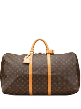 Louis Vuitton Pre-Owned: Коричневая дорожная сумка 