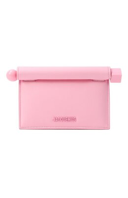 Jacquemus: Серебристый клатч 