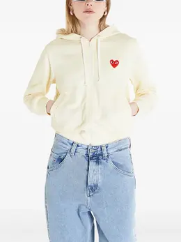 Comme Des Garçons Play: Белая толстовка  Heart