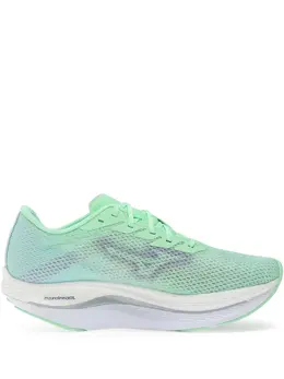 Mizuno: Зелёные кроссовки 