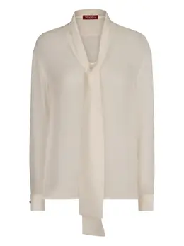 Max Mara: Белая блуза 