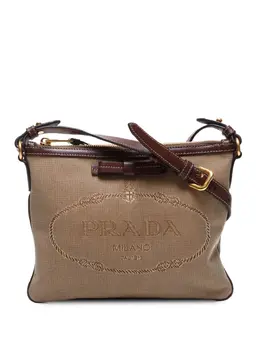 Prada Pre-Owned: Светлая сумка через плечо 