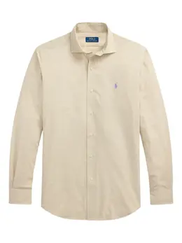 Polo Ralph Lauren: Бежевая рубашка 