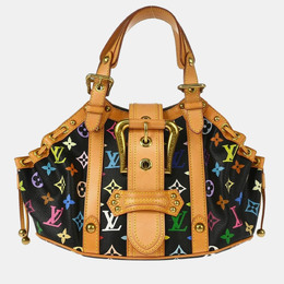 Louis Vuitton: Чёрная сумка  Theda PM
