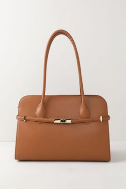 Furla: Коричневая сумка 