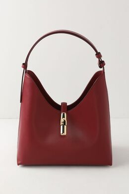 Furla: Бордовая сумка 