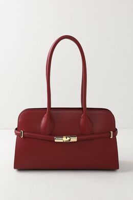 Furla: Бордовая сумка 