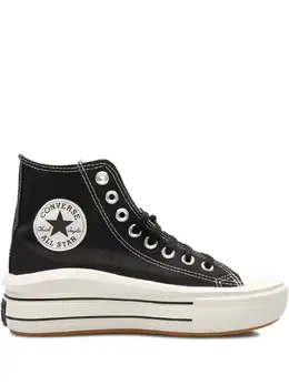 Converse: Чёрные кроссовки  Chuck Taylor All Star Move