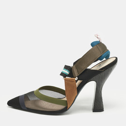Fendi: Многоцветные туфли  Colibri