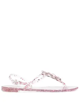 Casadei: Розовые сандалии  Jelly