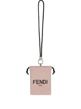FENDI: Розовый клатч 