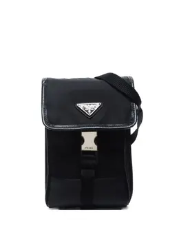 Prada Pre-Owned: Чёрная сумка через плечо 