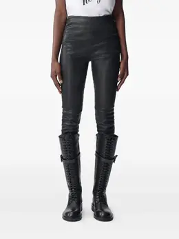 Ann Demeulemeester: Кожаные легинсы 