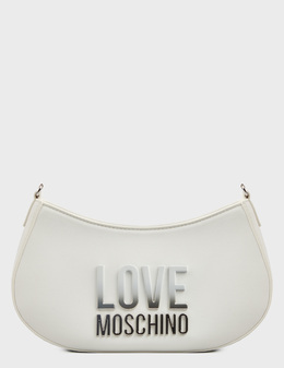 LOVE MOSCHINO: Белая сумка 
