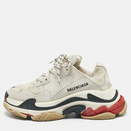 Balenciaga: Многоцветные кроссовки  Triple S