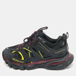 Balenciaga: Чёрные кроссовки  Track