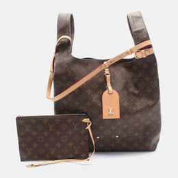 Louis Vuitton: Коричневая сумка 