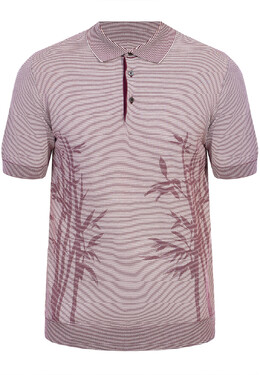Corneliani: Розовое поло 