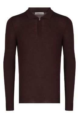 Corneliani: Бордовое поло 