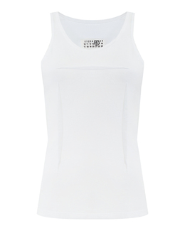 MM6 Maison Margiela: Хлопковый топ 