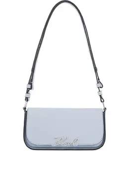 Karl Lagerfeld: Голубая сумка через плечо  K/Signature