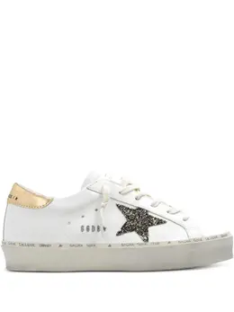 Golden Goose: Чёрные кроссовки  Hi Star