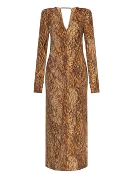 MM6 Maison Margiela: Платье с длинным рукавом 