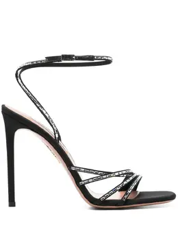 Aquazzura: Чёрные сандалии 